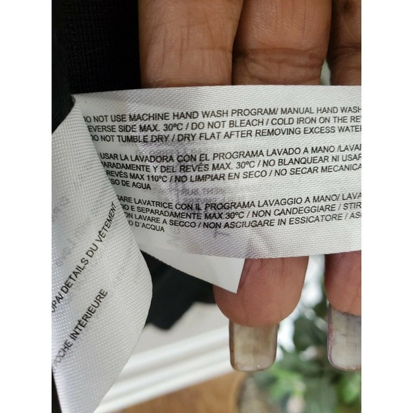 Intropia Womens Black 100% Polyester Long Sleeve Front Full Zip Casual Jacket 34 - Picture 11 of 12